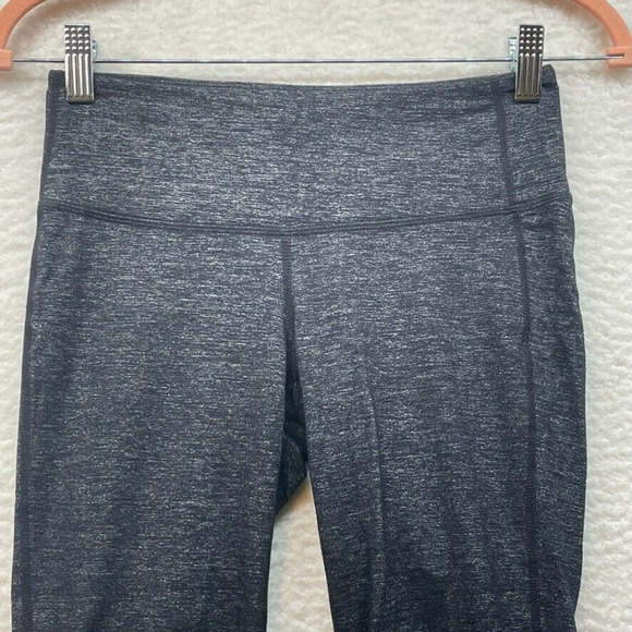 Athleta Chaturanga Leggings Womens XS Gray Odyssey Crop Gym Workout Running Yoga - Picture 4 of 11